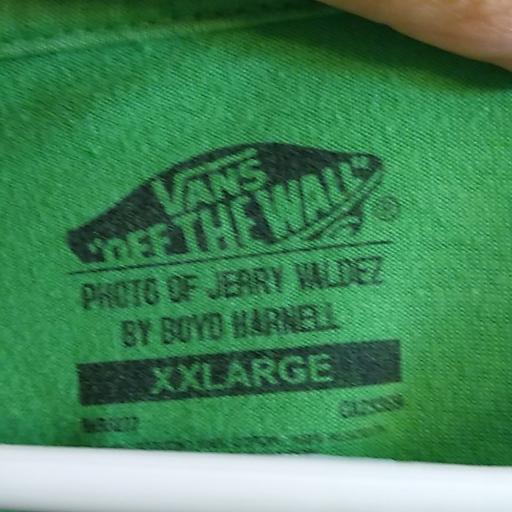 Vans Off the wall vintage style T-shirt skater Jerry Valdez heat transfer style - Picture 10 of 10